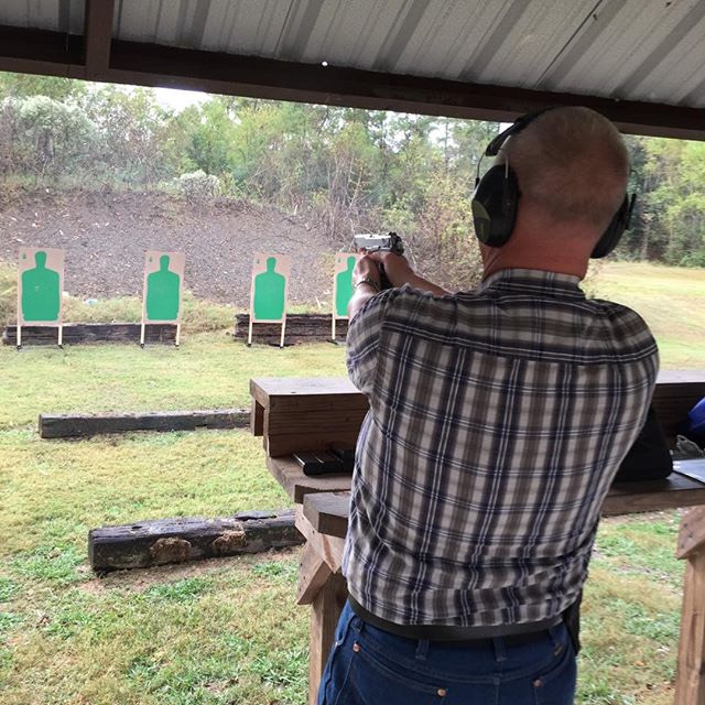 Sight picture, trigger press, follow-through.