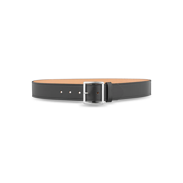 1-3/4" Plain Leather Garrison Belt with Nickel Buckle DTY-1611