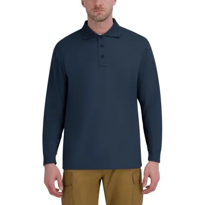 Men's Uniform Long Sleeve Polo #: F5356