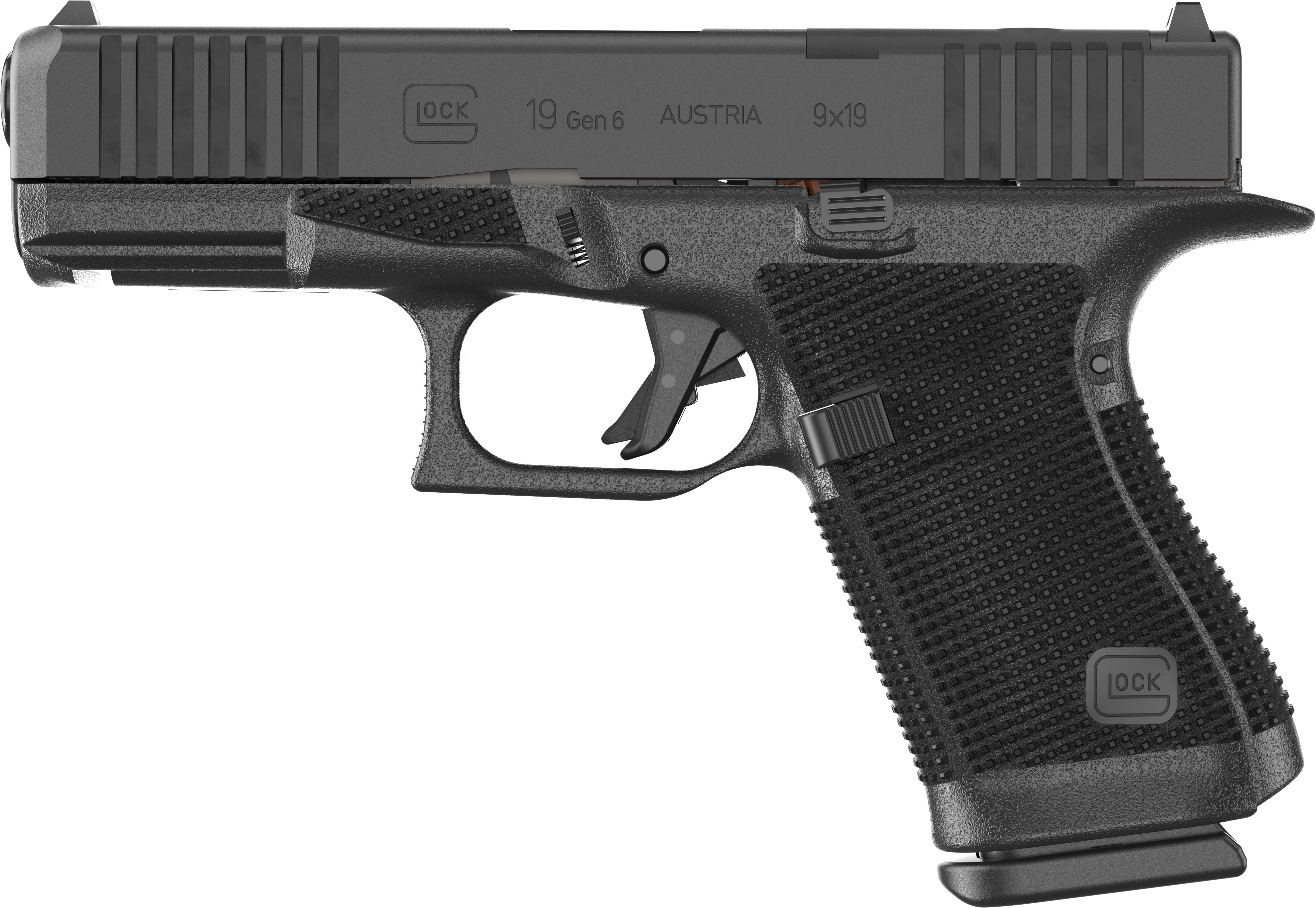 G19 G6 9MM 15+1 4.0" ORS FS 3-15RD MAGS | FRONT SERRATIONS 9mm