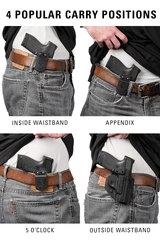 Springfield Hellcat PRO 9mm - Ambidextrous AIWB/OWB Holster HSFHCPROAIWBA-BL — view 2