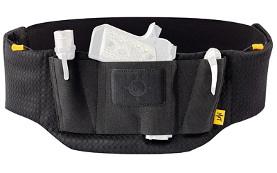Mission First Tactical, Tactical Belly Band, Inside Waistband Holster, Ambidextrous, Universal Fit, Nylon, Black MFTH6-BB-1