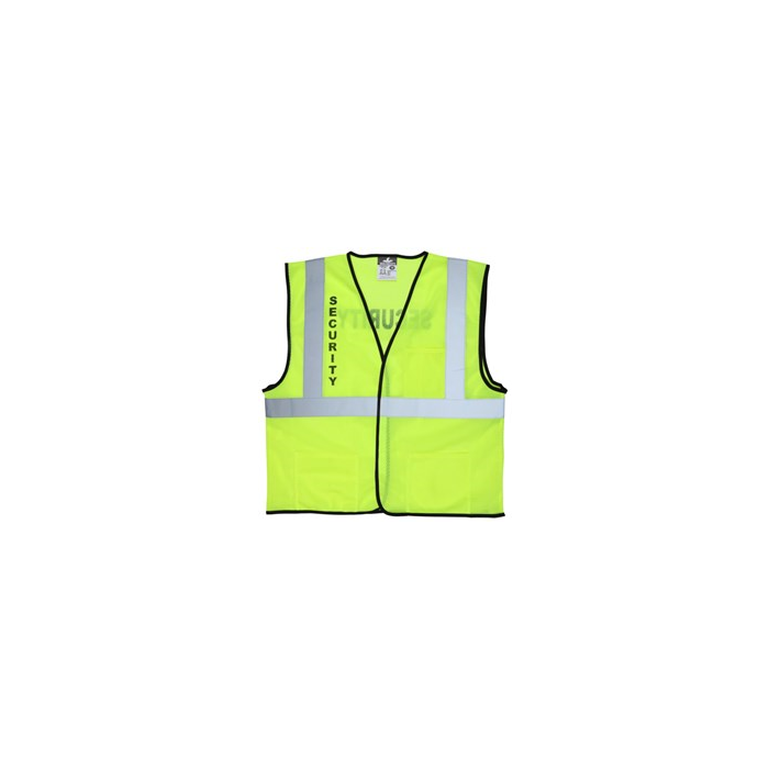 Security Vest Class 2, Economy, Mesh, Silkscreened MCR-VCL2MLSEC