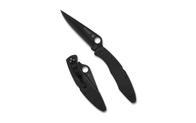 Spyderco, Police, Folding Knife, 4.2" Drop Point Blade, 9.5" Overall Length