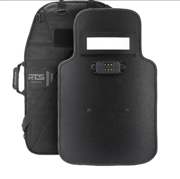 RTS Tactical Lead Entry Ballistic Shield NIJ 07 RF1 - Curved